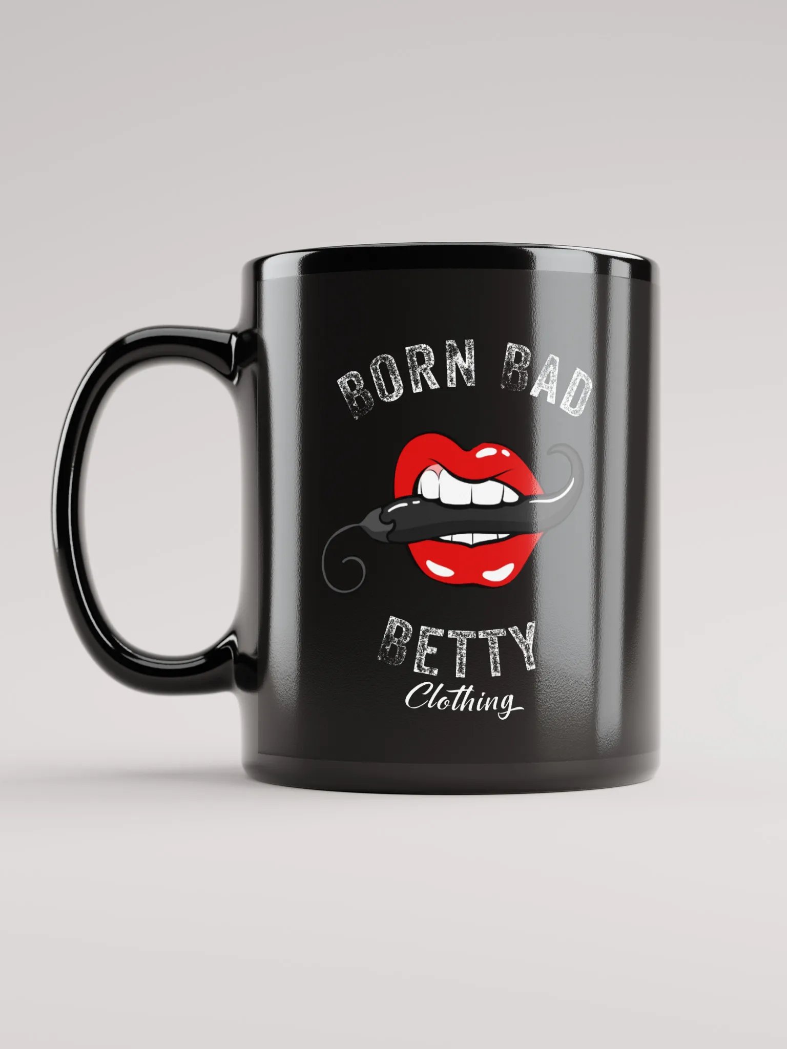 Bite Me Black Glossy Mug product image (7)
