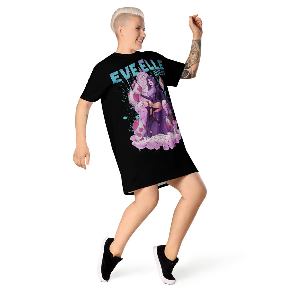 Eve Elle Alien Queen T-Shirt Dress - Black product image (5)
