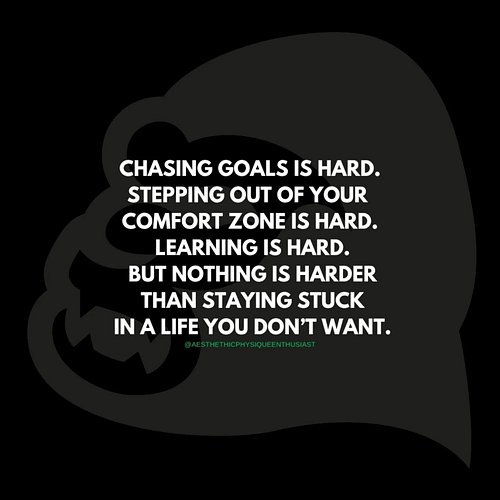 Chasing your dreams is hard, but staying stuck in a life you don’t love is harder. Keep pushing. 

.
.
.
.
.
.
.

#Motivation...