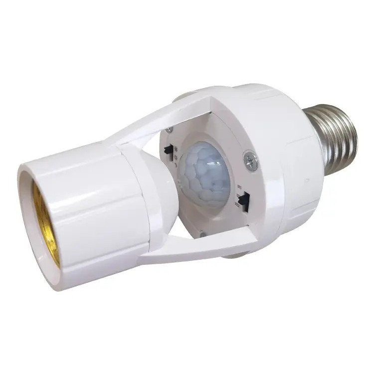 Porta Lámpara Sensor De Movimiento 360° Grados Infrarrojo E27 Socket Para Foco Portalámpara product image (1)