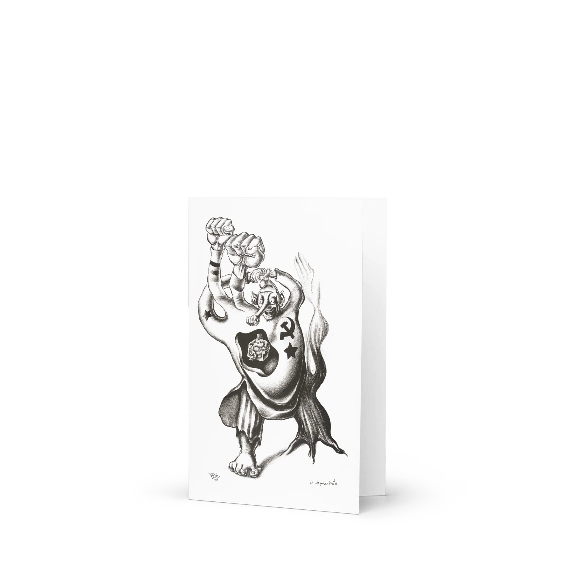 The Leftist Blank Greeting Card product image (2)