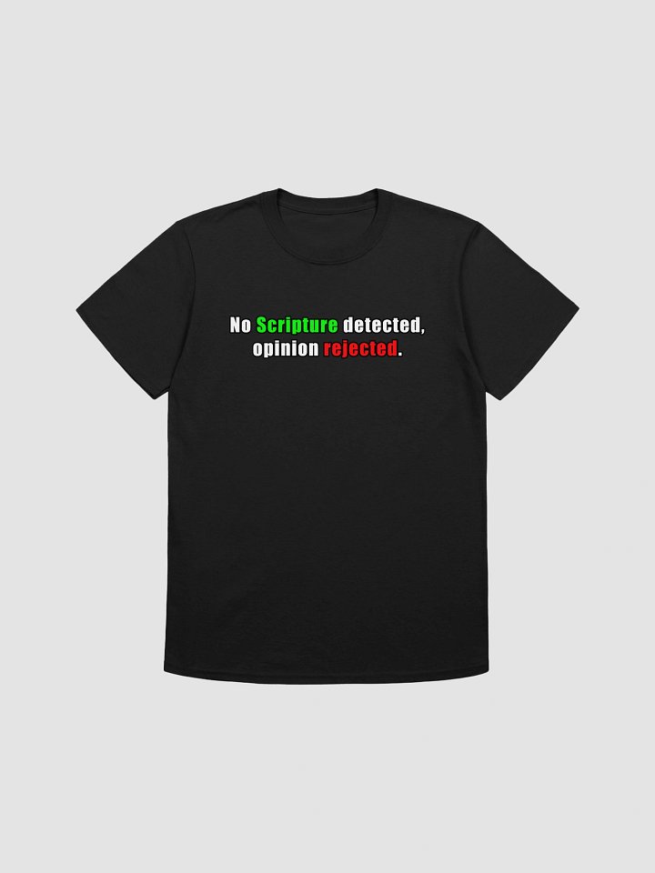 No Scripture Detected Tee product image (1)