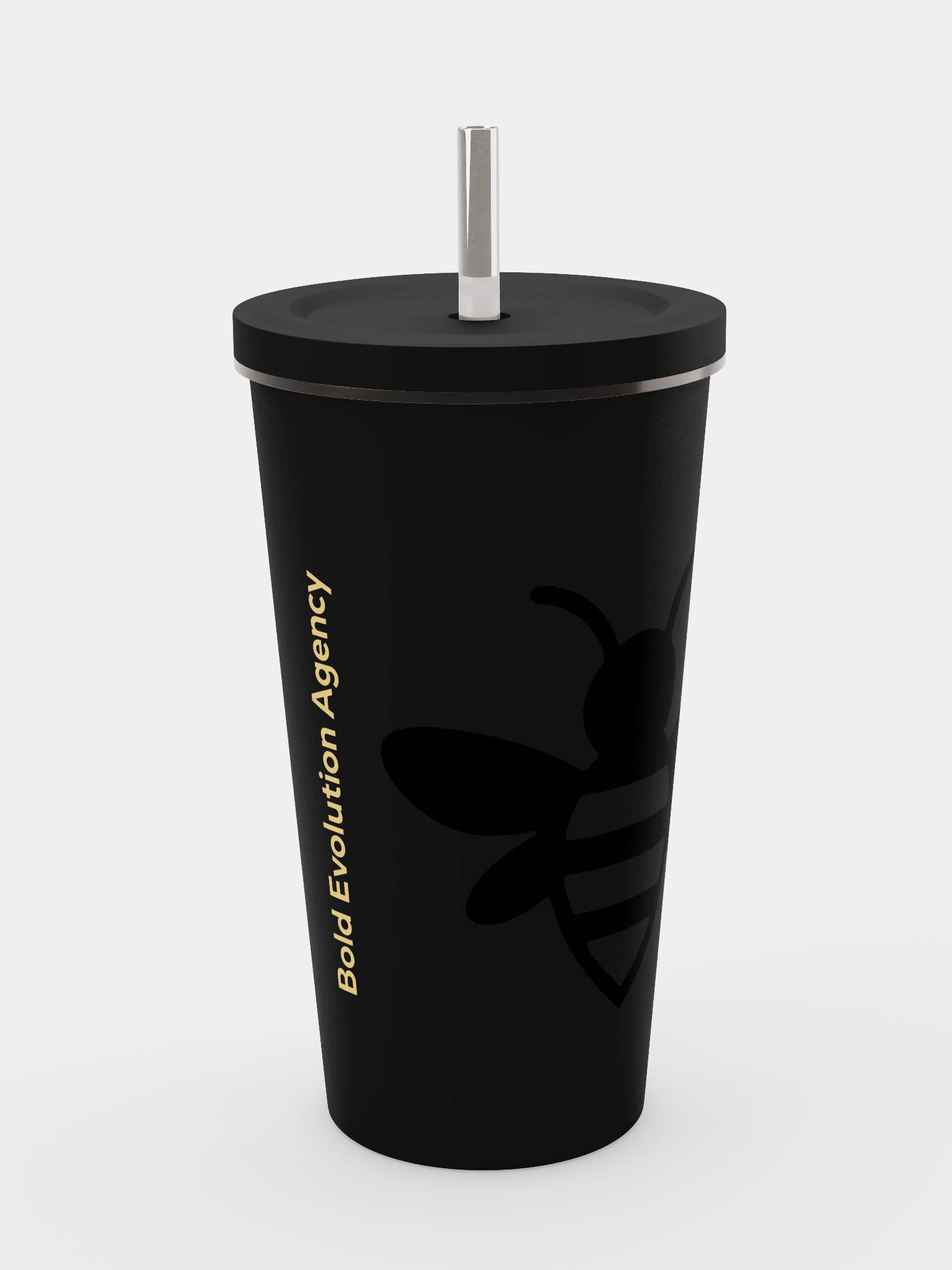 Bold Evolution Agency Vertical Text Tumbler product image (4)