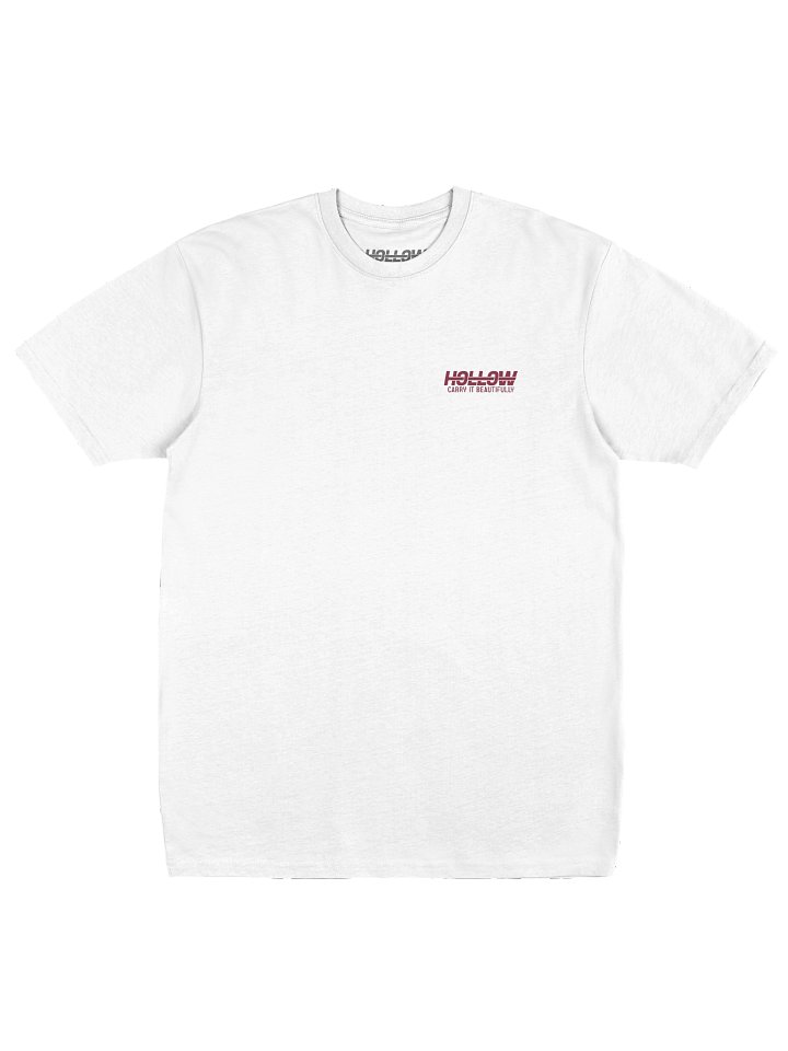 Hollow Maroon Staple Tee | Collection II product image (2)