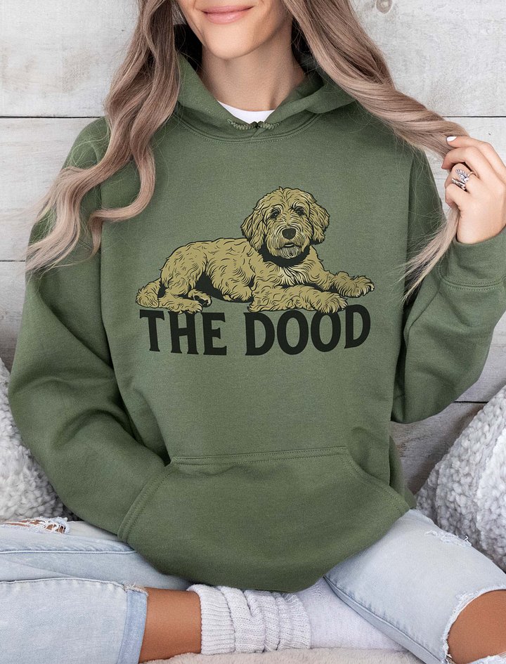 The Dood Hooded Sweatshirt of a Doodle | Funny Hoodie for Golden Doodle, Labradoodle, and Bernedoodle Owners product image (2)