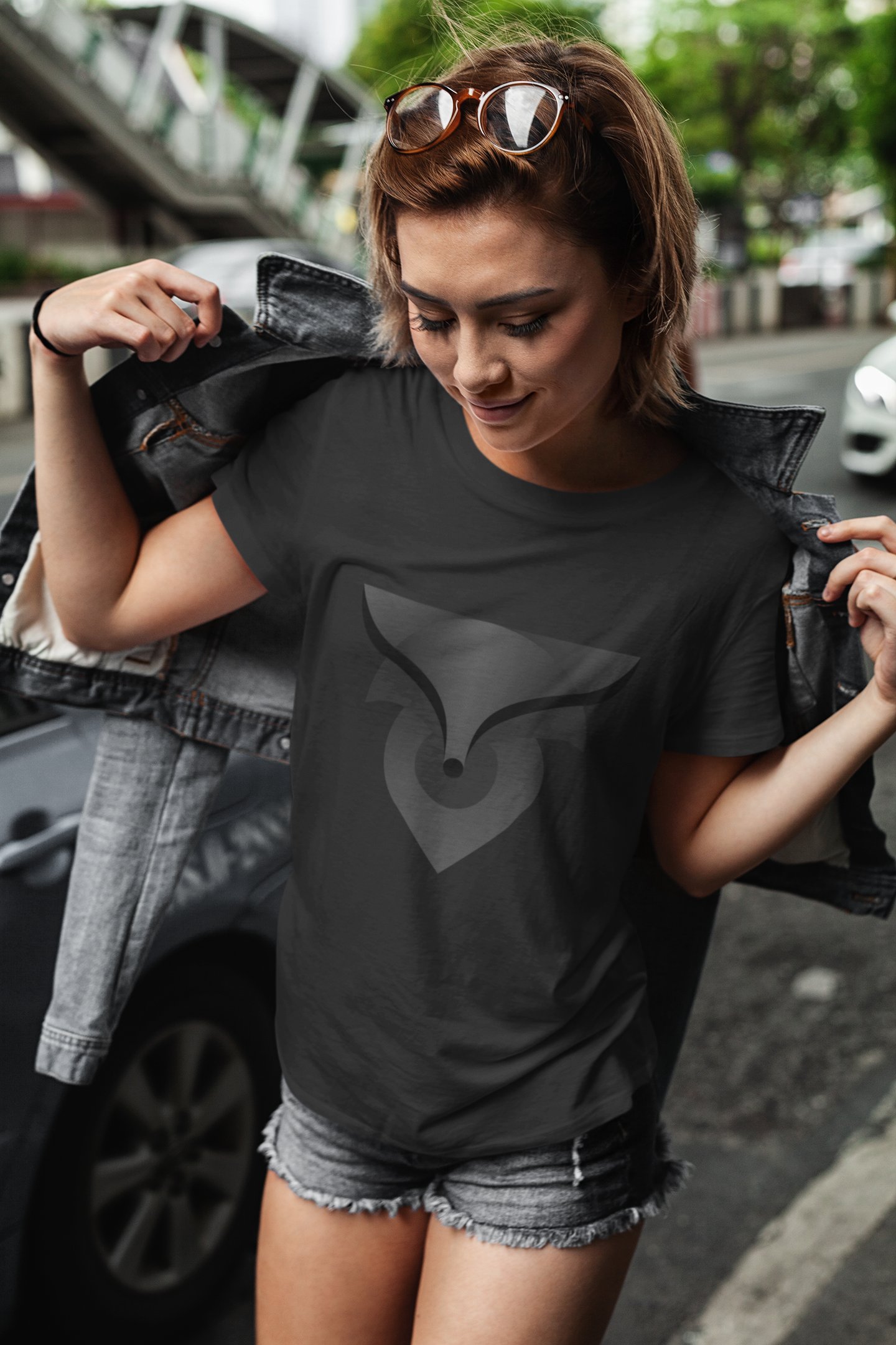 foXnoMad Logo Vintage Tee (Matte Black) product image (8)