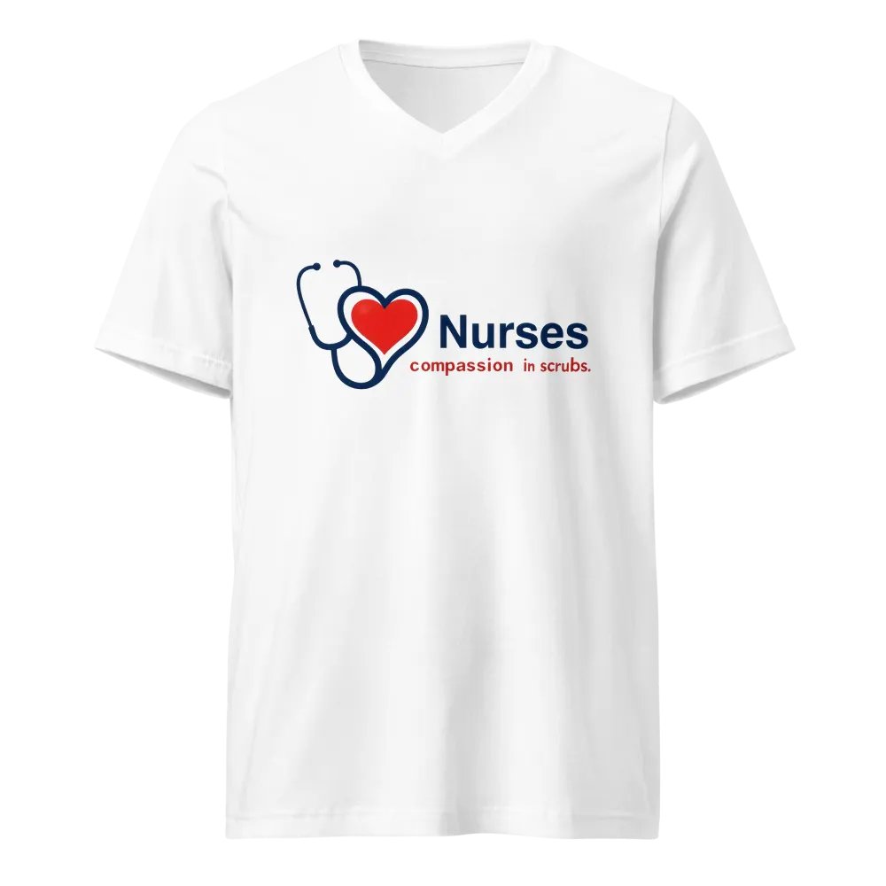 Compassion in Scrubs Heart Logo T-Shirt product image (1)