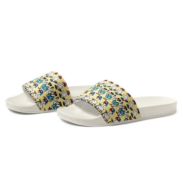 Quirky Duck Paradise Men's Slides product image (2)