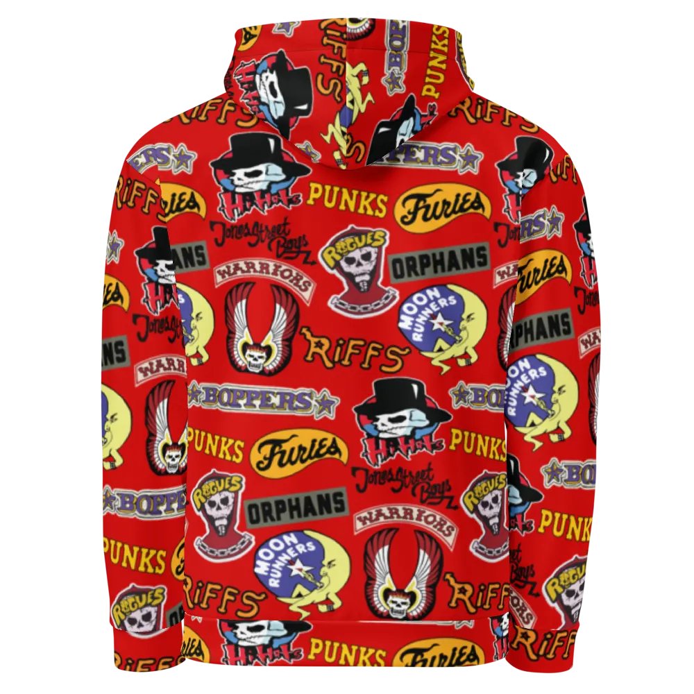 Gang Insignia - The Warriors - RED - Unisex Hoodie product image (3)