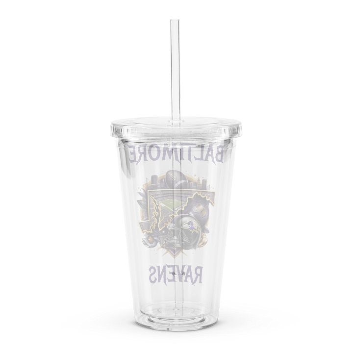 Baltimore Cityscape Clear Tumbler (16 oz) product image (2)