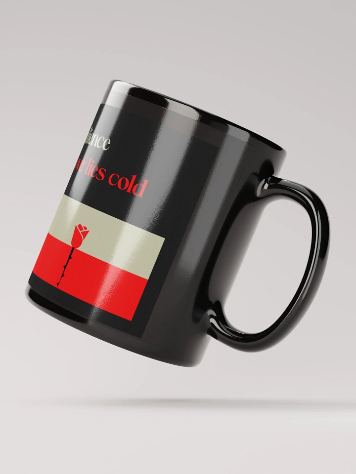 Love Lies Cold - Black Glossy Mug product image (3)