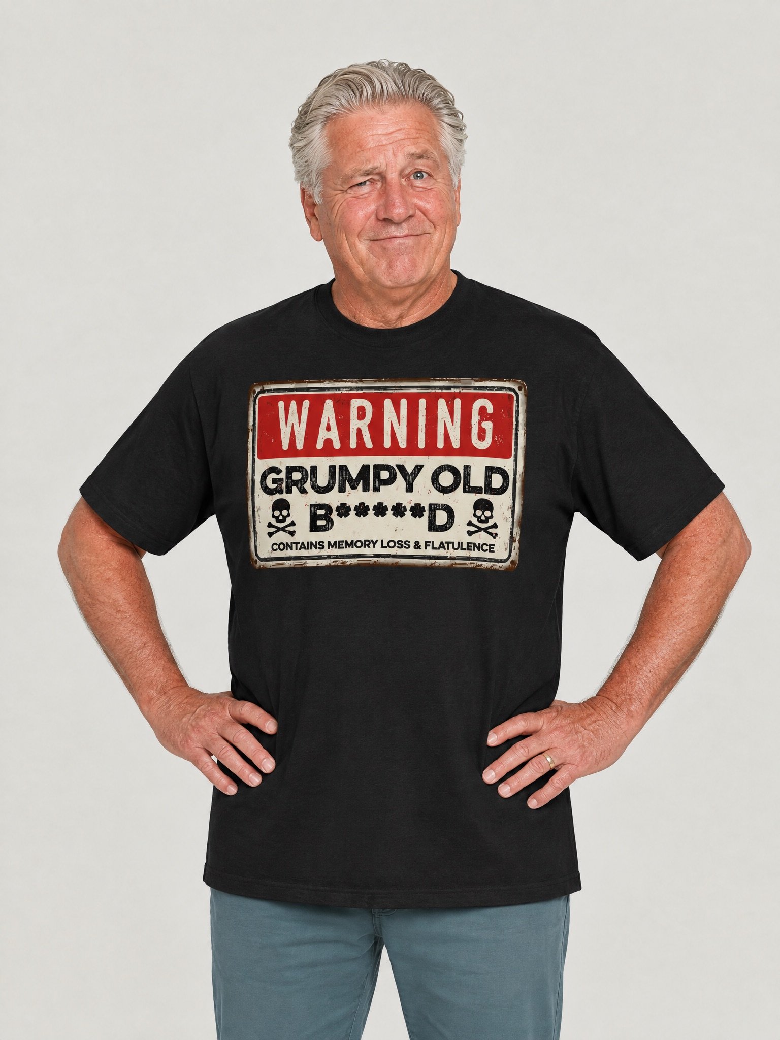 Warning: Grumpy Old B*****d T-Shirt product image (1)