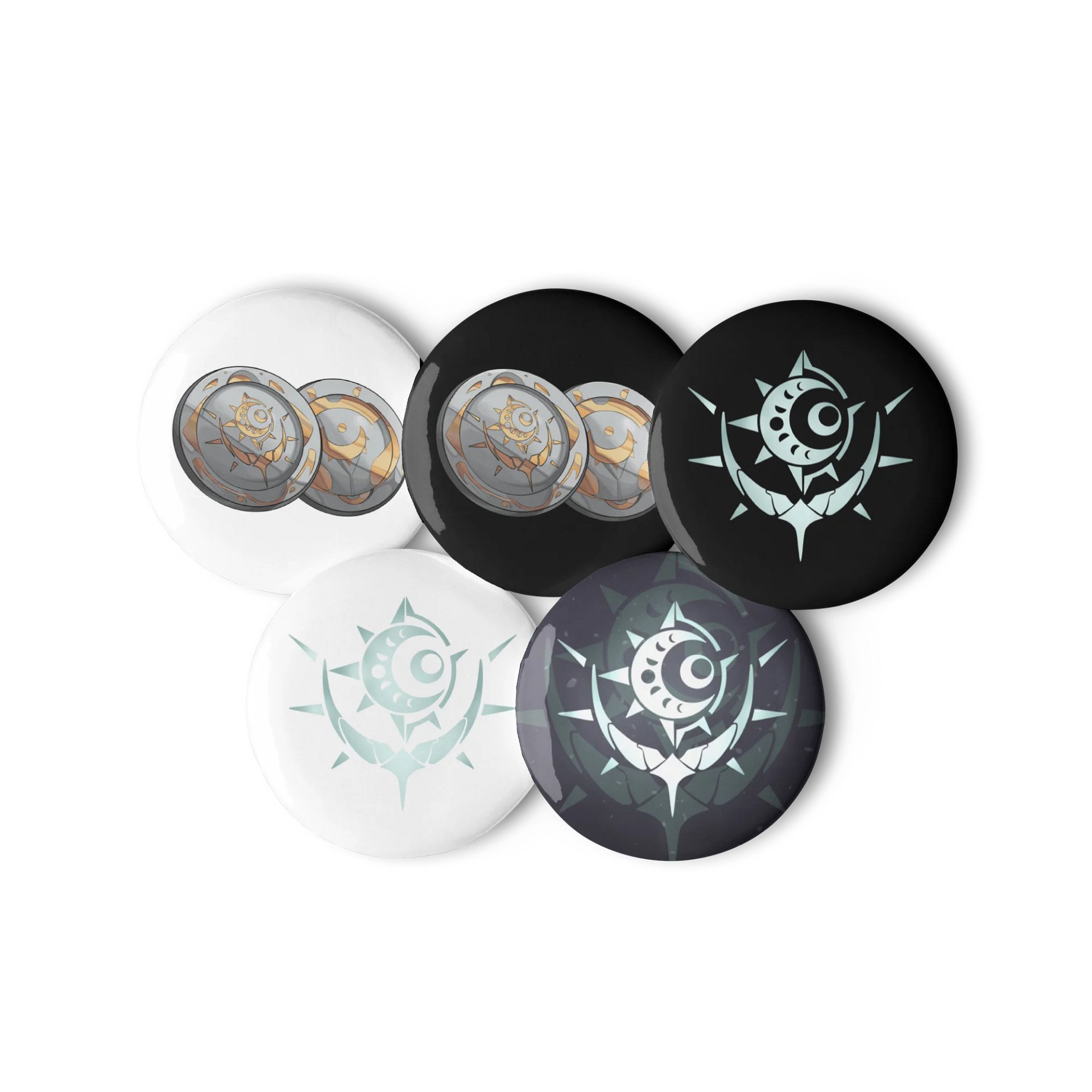Pins - Moon Mark/Coin Design product image (2)