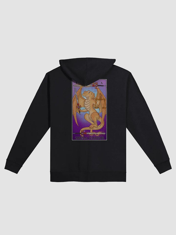 Day of the Dragon "Justice" Tarot Card Zip-Up Hoodie product image (8)