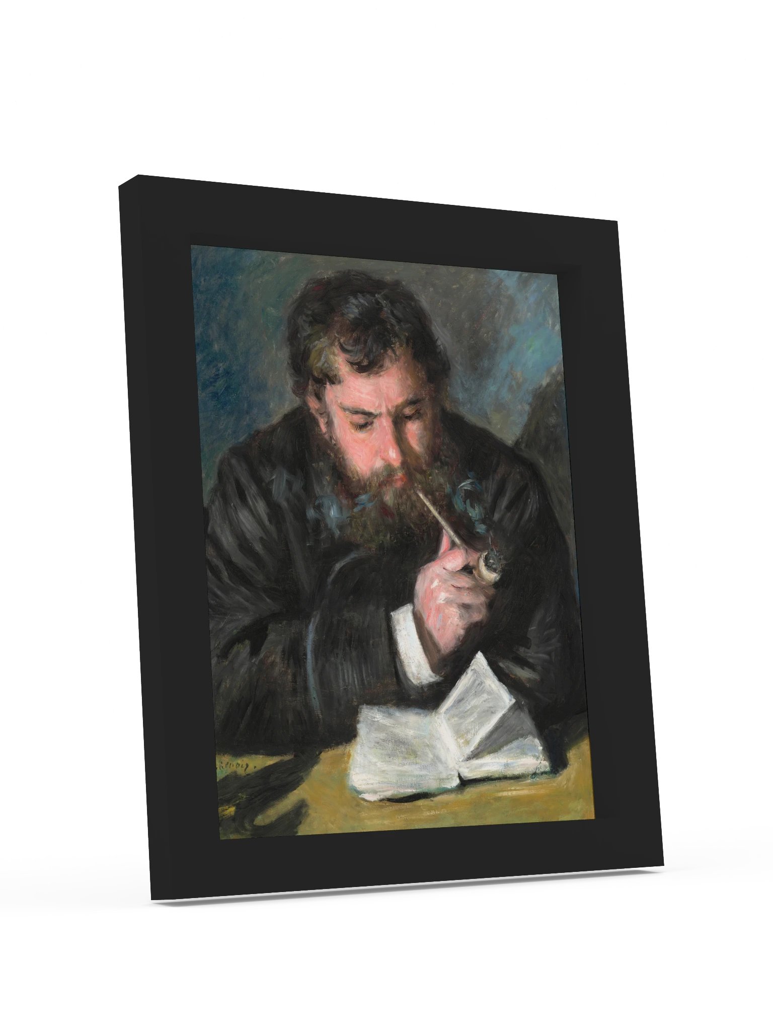 Renoir's Portrait of Claude Monet (1872) Fine Art Print product image (74)