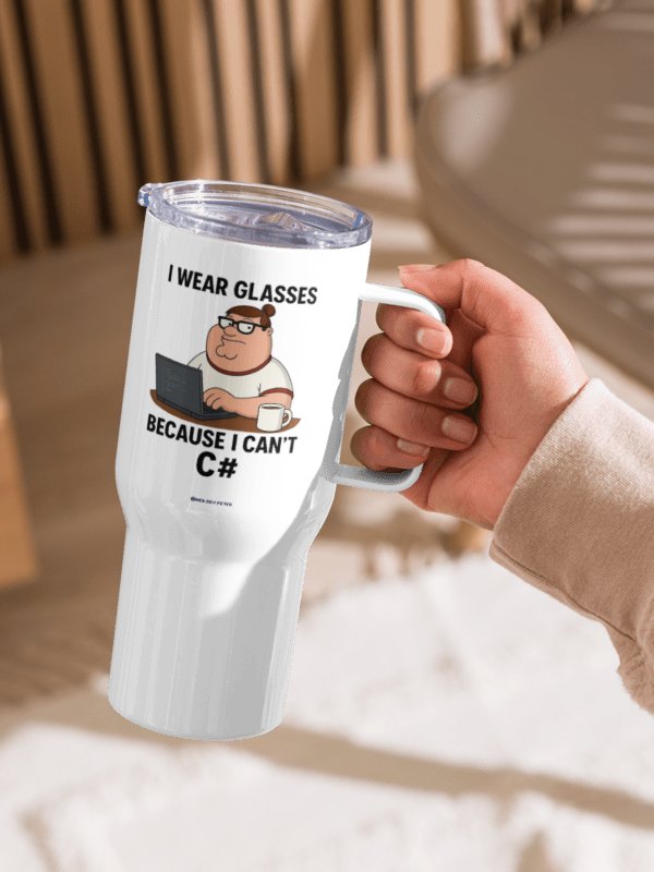 I Can’t C# Travel Mug product image (2)