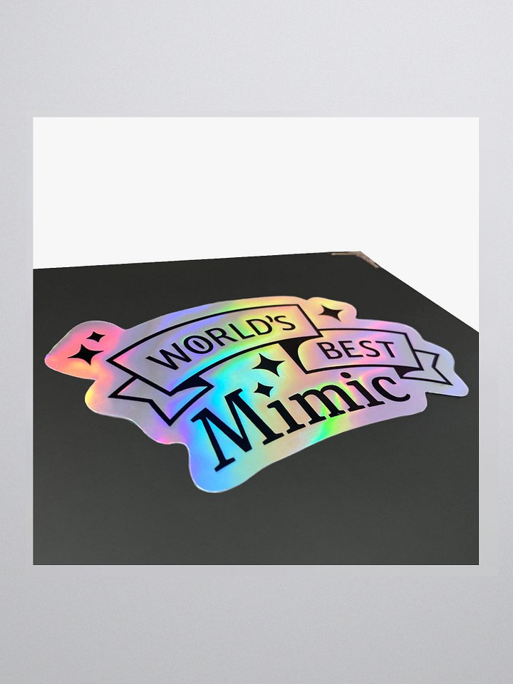 World's Best Mimic Sticker Holographic product image (2)