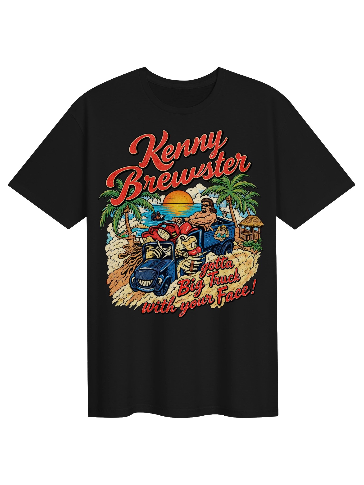 GTA VI Kenny Brewster “I Got a Big Truck with Your Face” T-Shirt product image (1)
