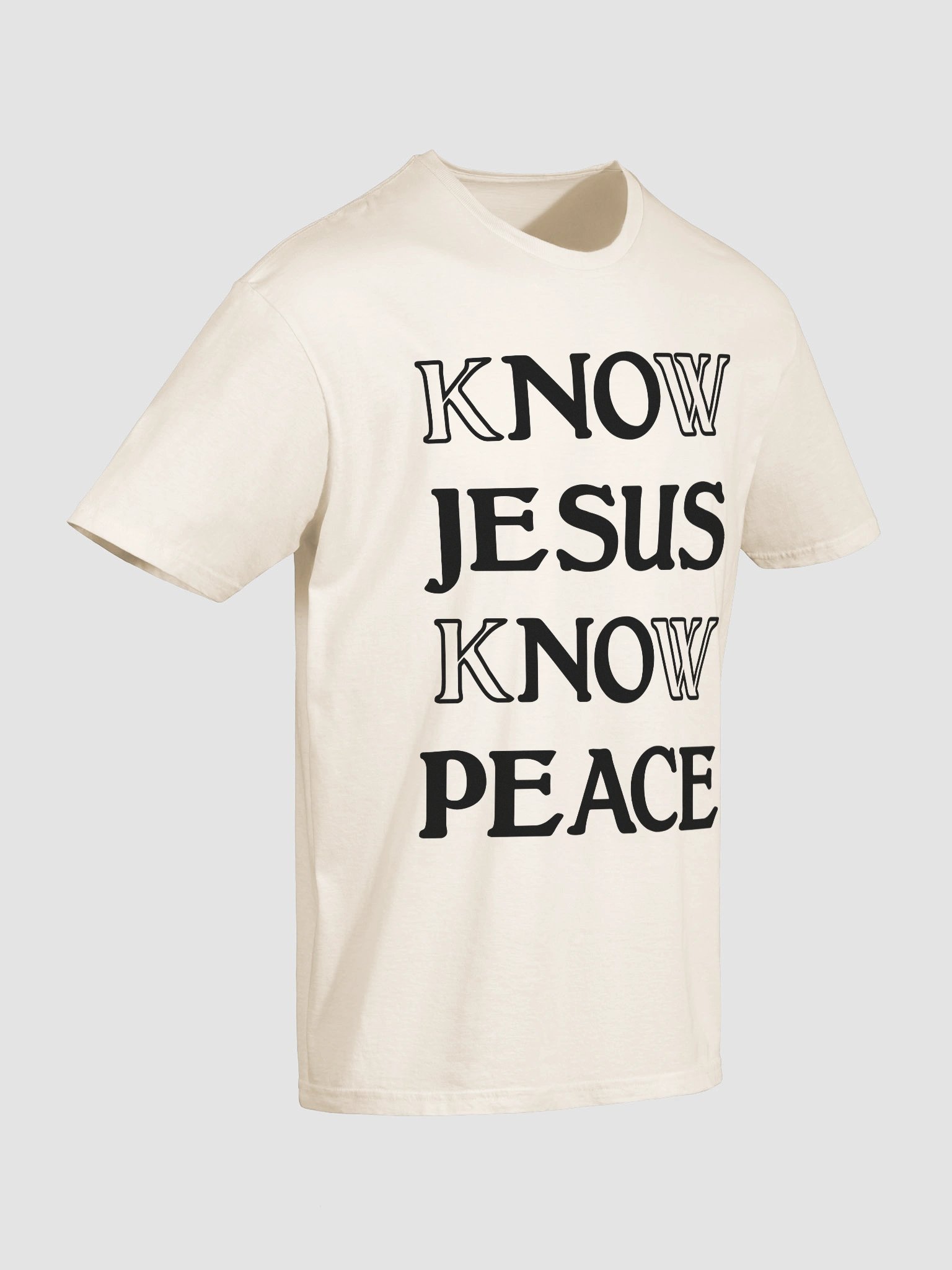 Know Jesus Know Peace black product image (6)