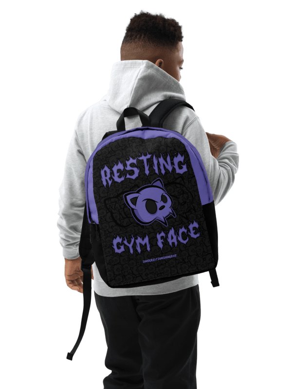 Resting Gym Face Backpack product image (6)