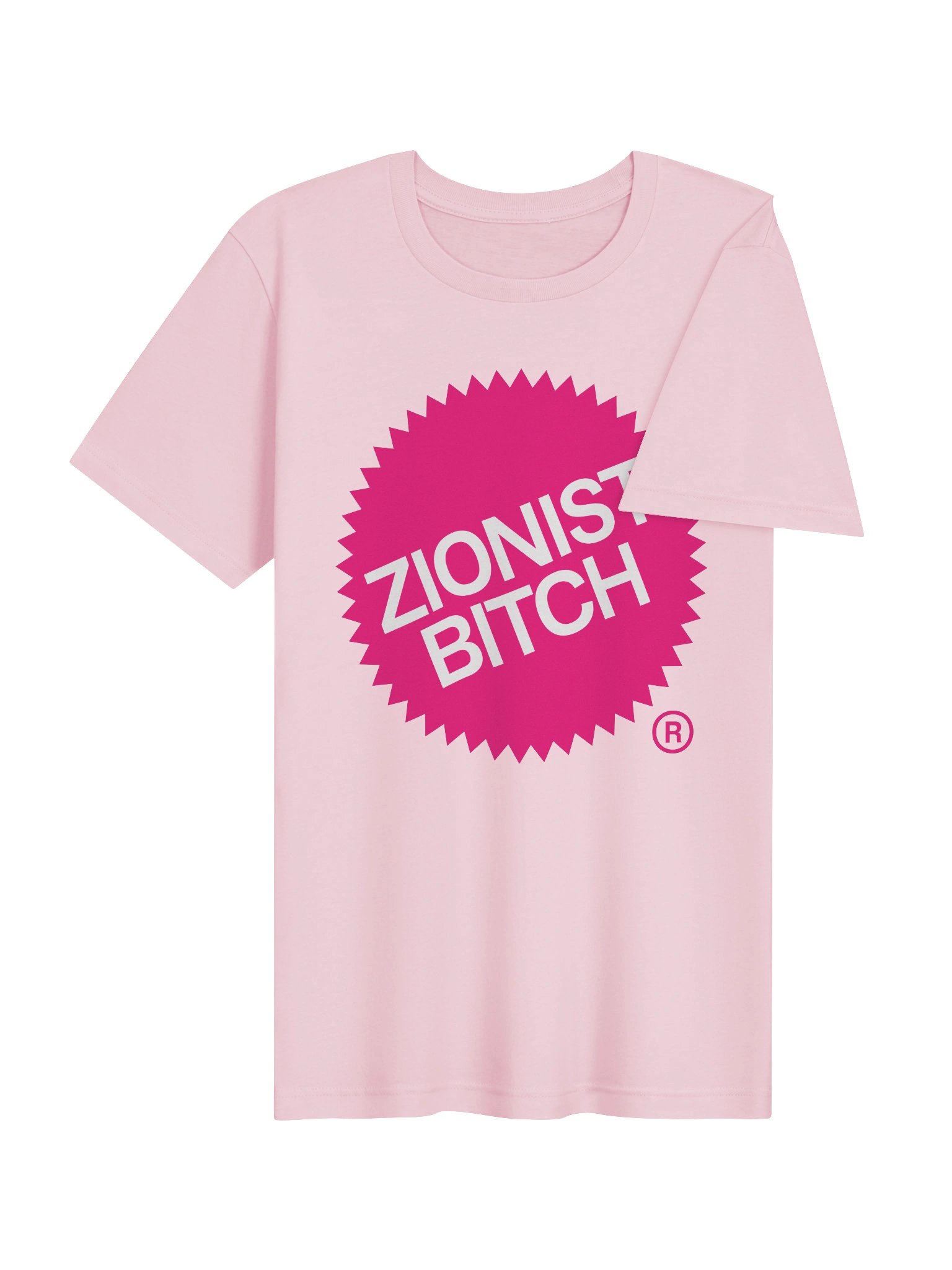 Zionist Bitch Label Tee (Pink) product image (4)