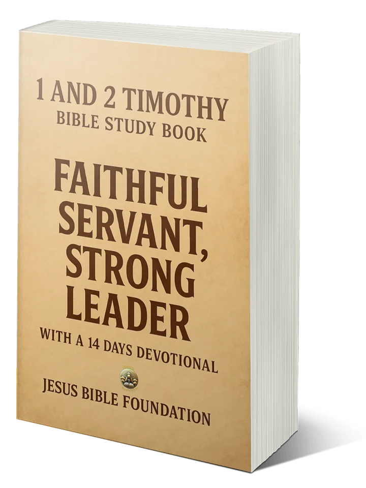 1 and 2 Timothy Bible Study Book: Faithful Servant, Strong Leader With A 14 Days Devotional product image (1)