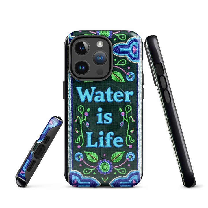 Floral Water is Life iPhone® Tough Case product image (3)
