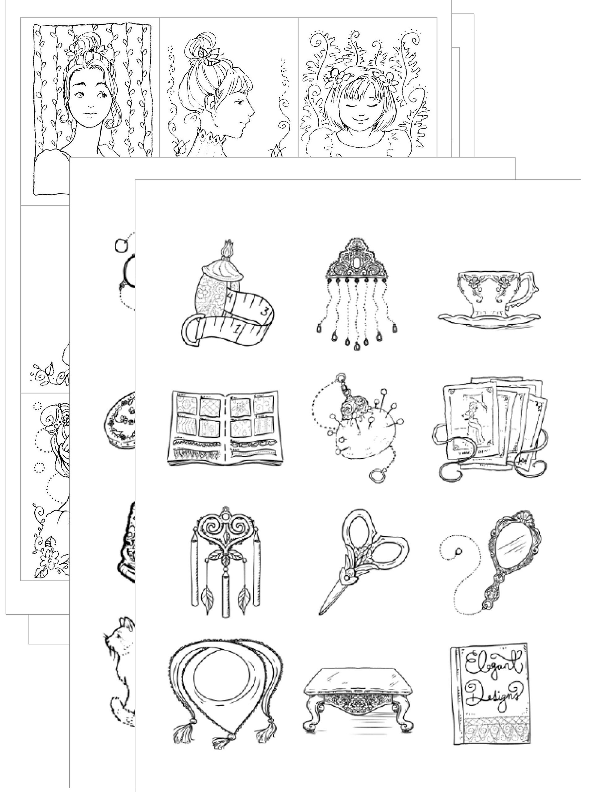 Stitchery Faire Custom Cards & Art (PDF) product image (4)