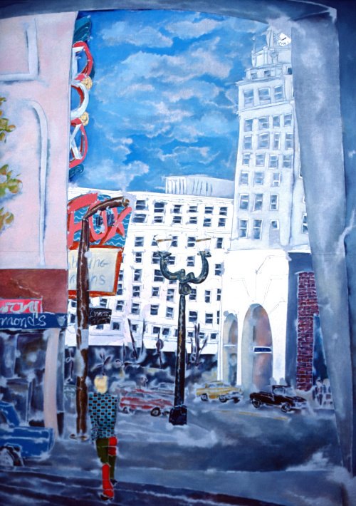 From Metro on Broadway (1986) on canvas (40" x 60") product image (1)