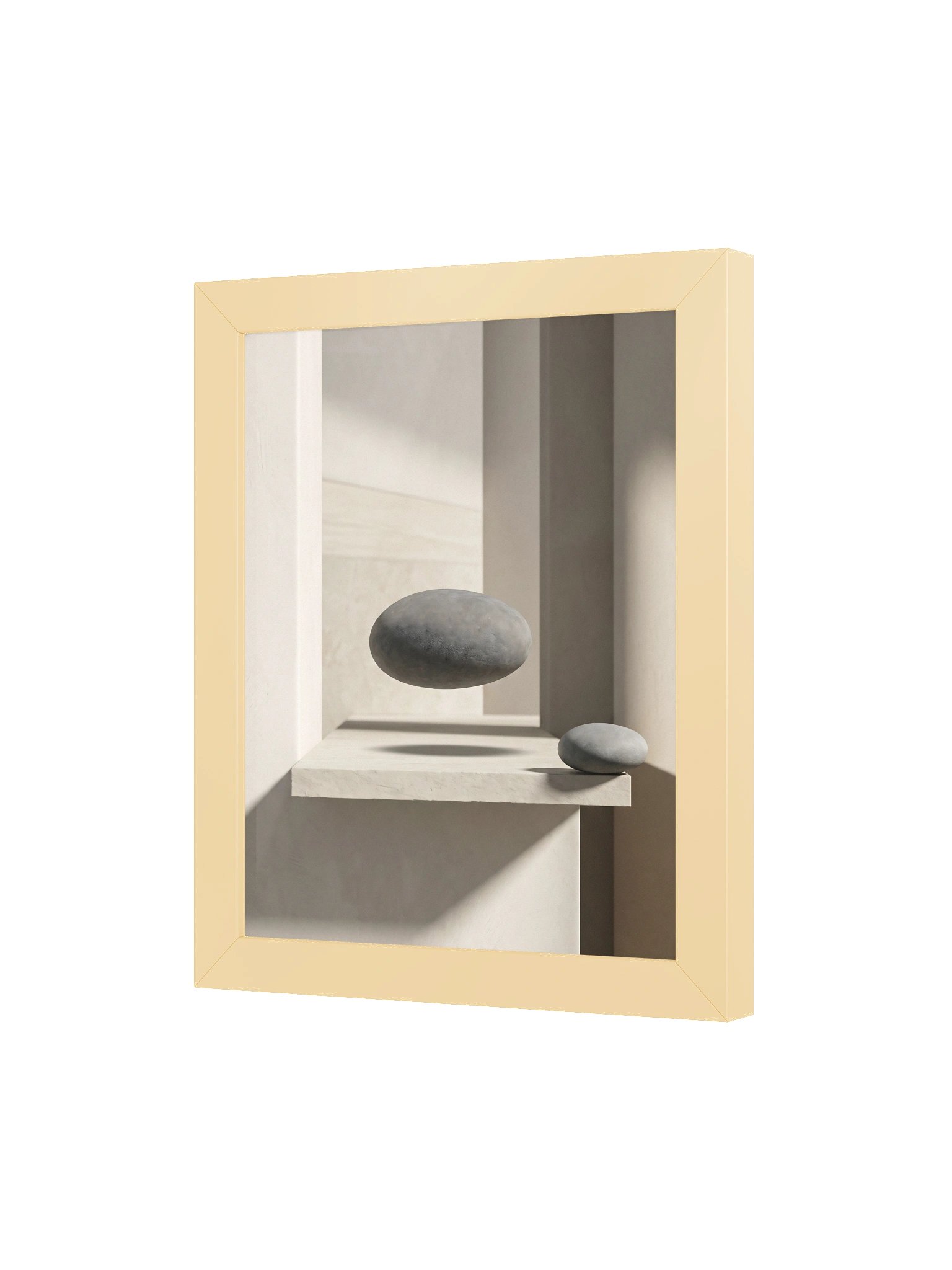 The Impossible Balance - Surrealist Sculptural Stone Wall Art product image (3)