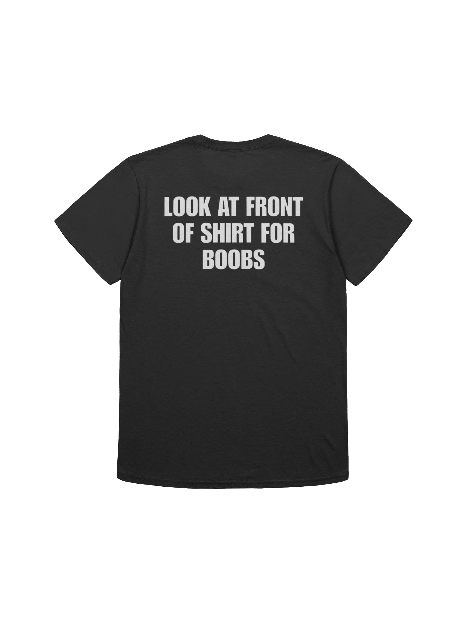 Look at the Front of My Shirt for Boobs Shirt – Luigi Meme product image (2)
