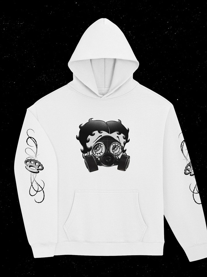 6ixblades Boop Gas Mask Hoodie product image (2)