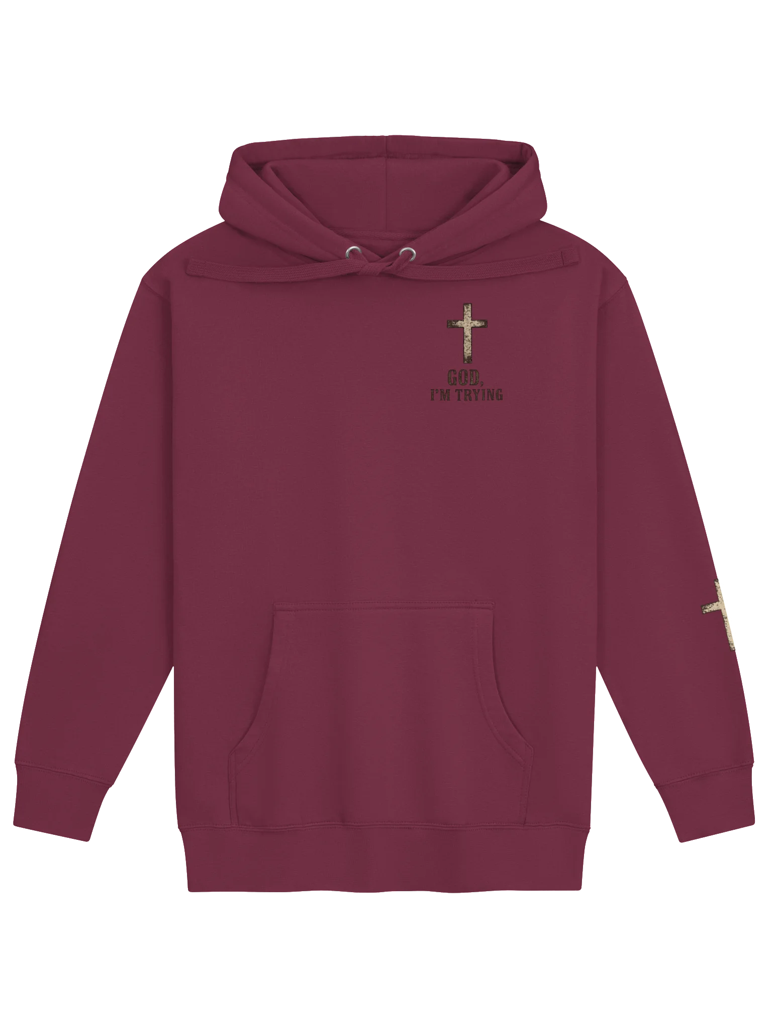God, I'm Trying Premium Hoodie product image (8)