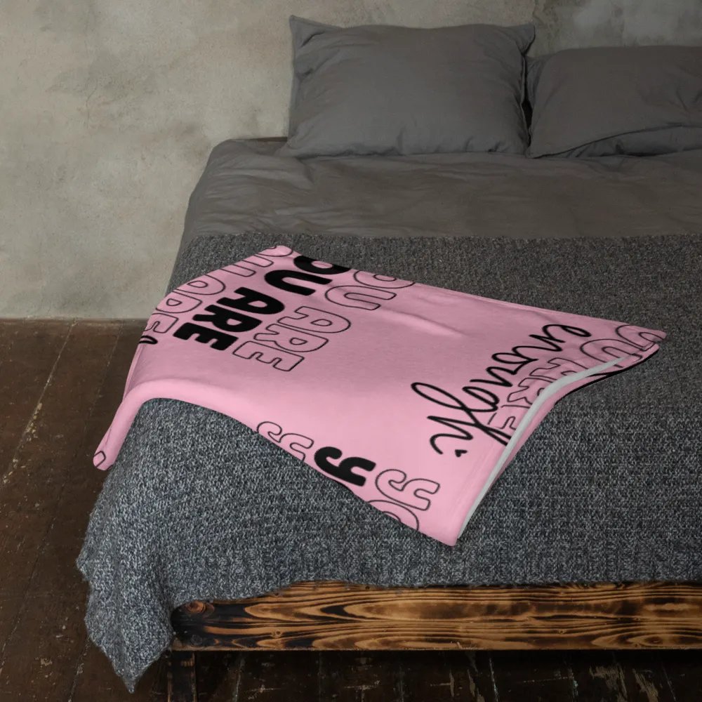 You Are Enough Blanket product image (12)