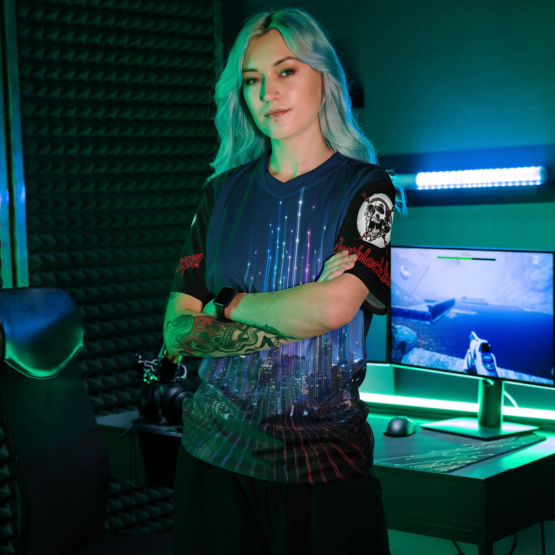 All-Over Print Recycled Unisex Sports Jersey product image (3)