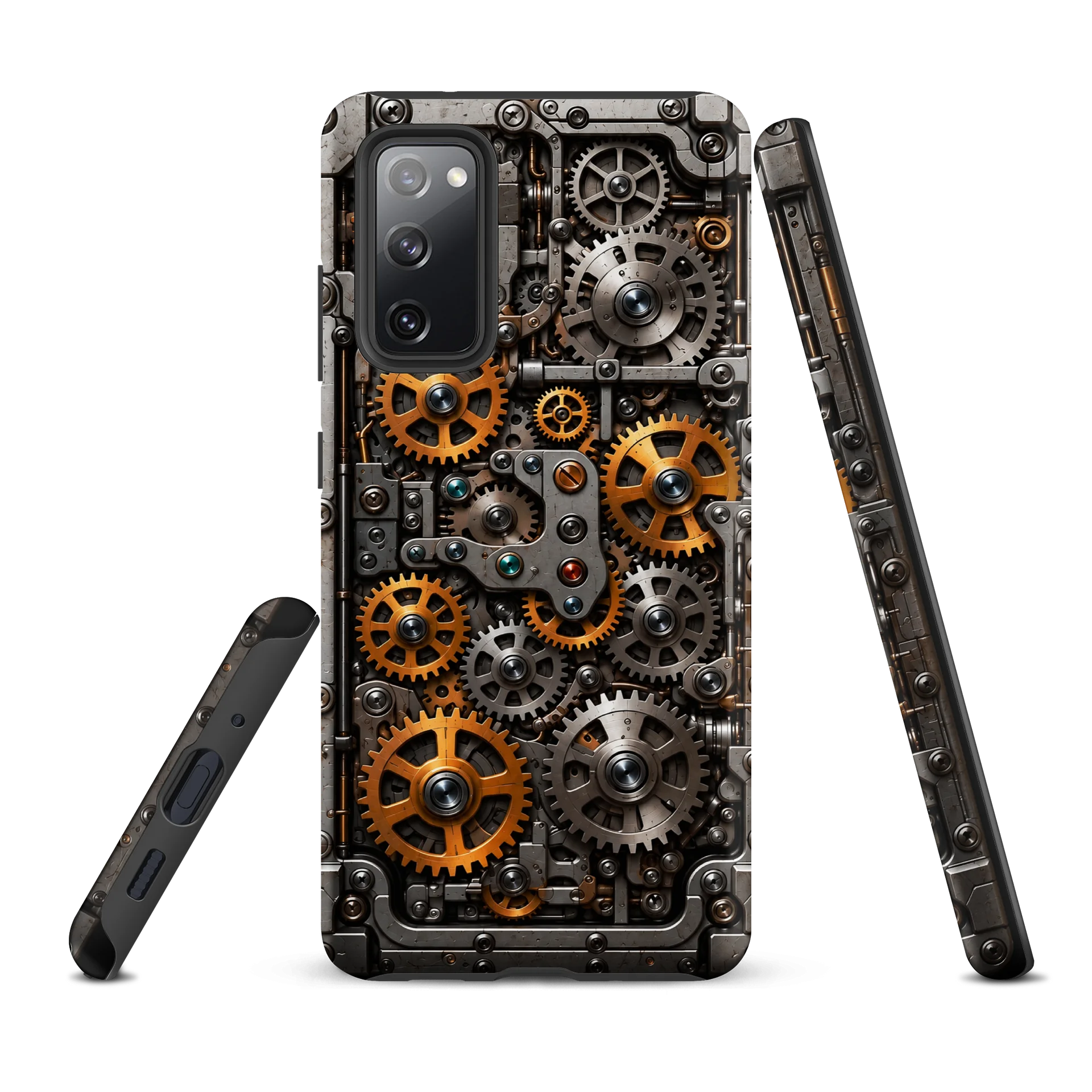 Mechanical Core - Samsung Tough Phone Case - Steampunk Gears & Industrial Machinery Design product image (1)