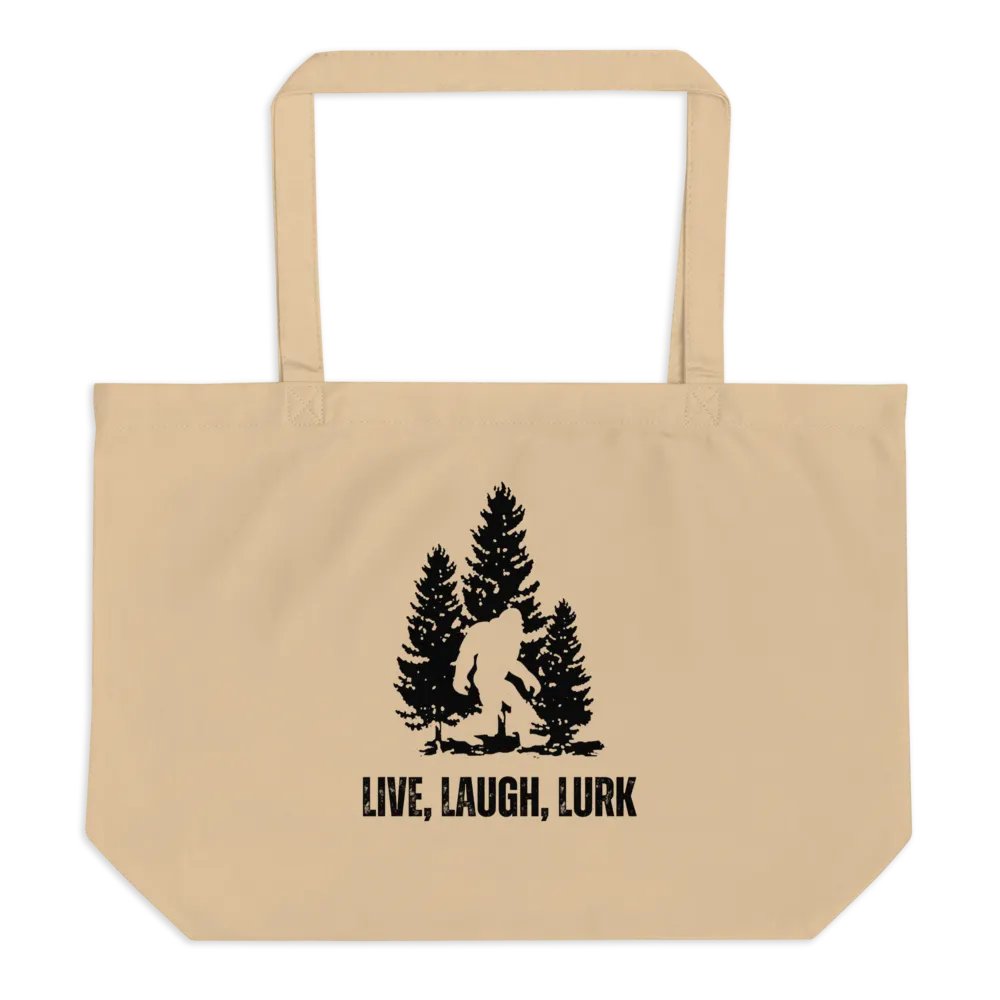 Live, Laugh, Lurk Cotton Jumbo Tote product image (1)