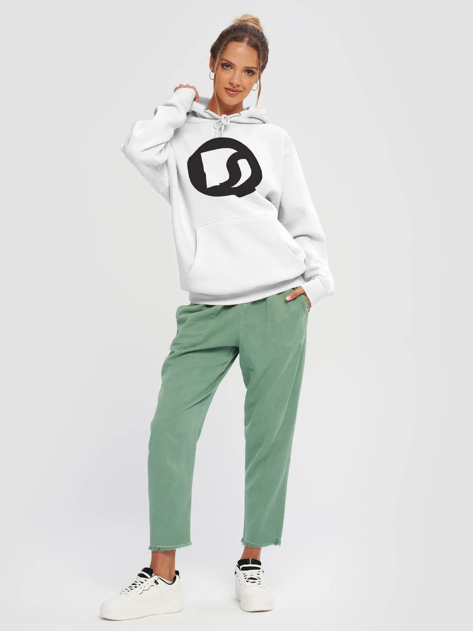 DS OG Logo Hoodie Black/White product image (5)