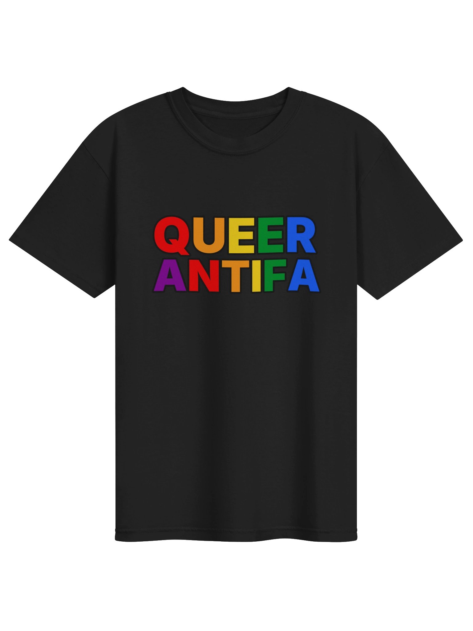 Queer Antifa Rainbow T-Shirt product image (1)