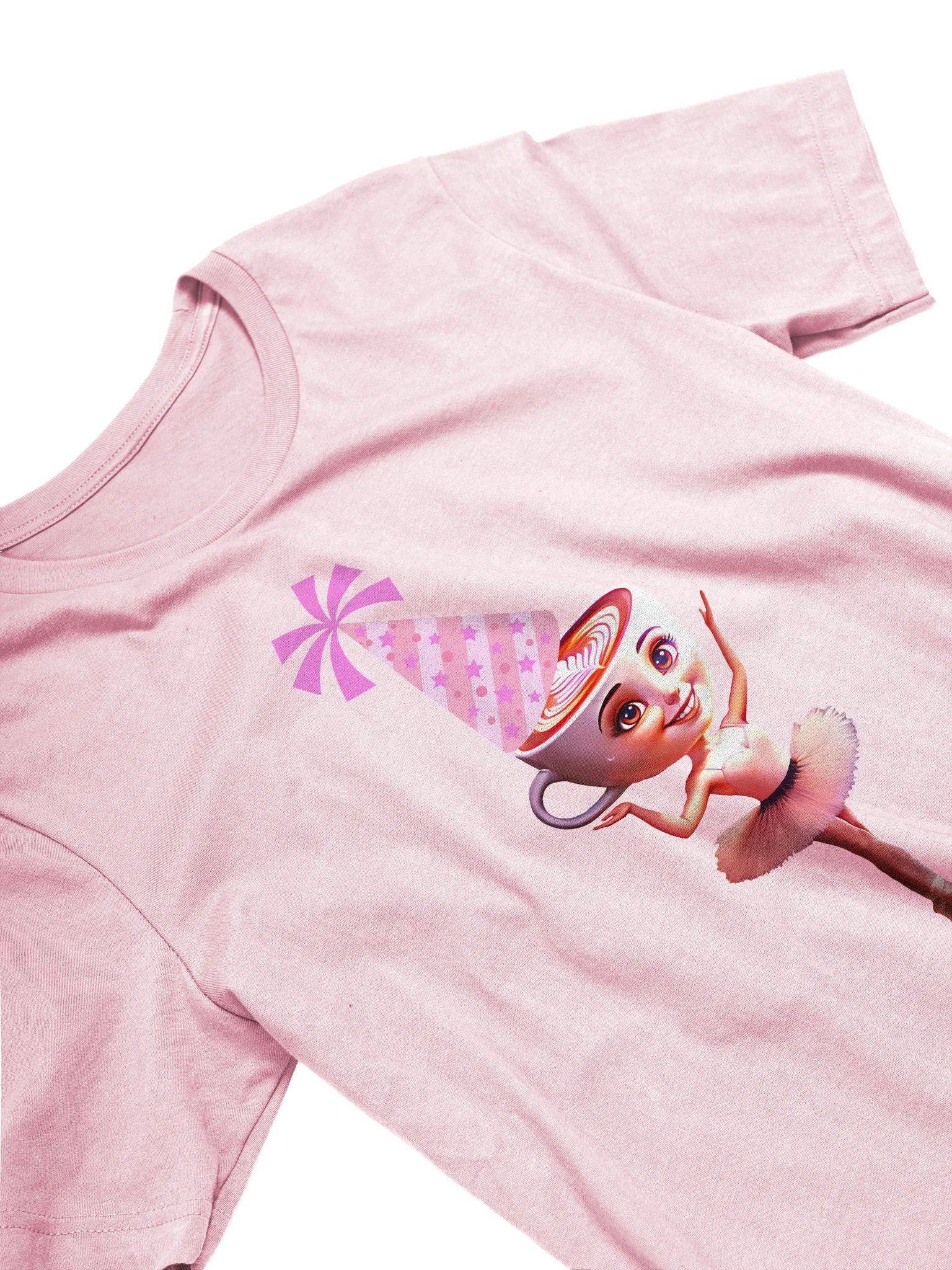 Ballerina Cappuccina in Birthday Party Hat T-Shirt product image (2)
