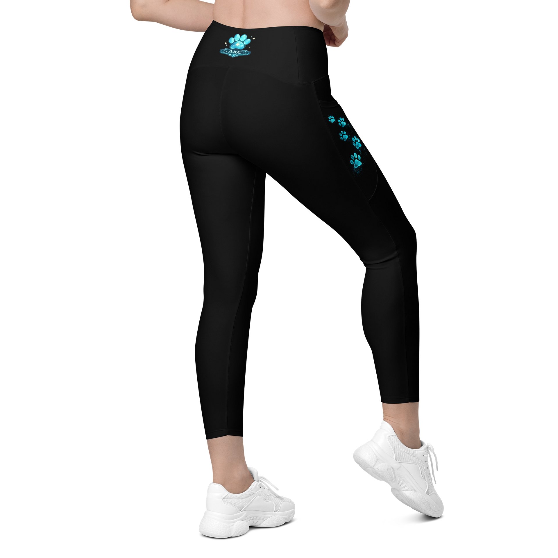 • AKC // Paw Print | Arkfall Kitty Collective Crossover Leggings with Pockets product image (8)