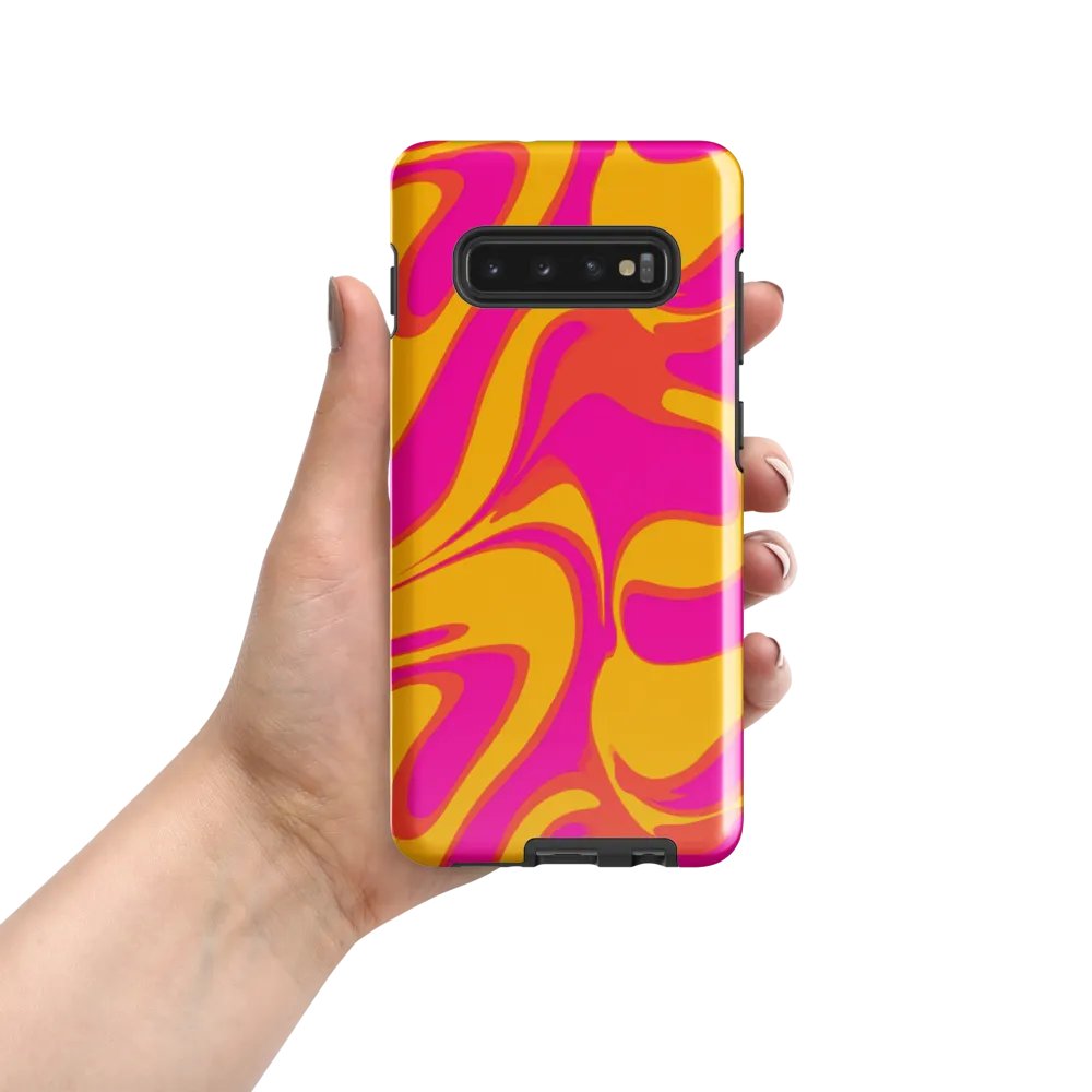 Pink and Yellow Psychedelic Swirls Samsung® Tough Case product image (55)