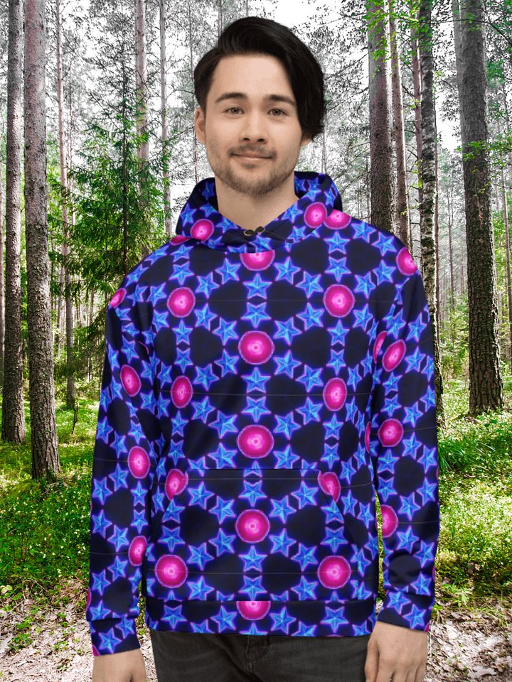 Starry Lattice Recycled Hoodie product image (1)