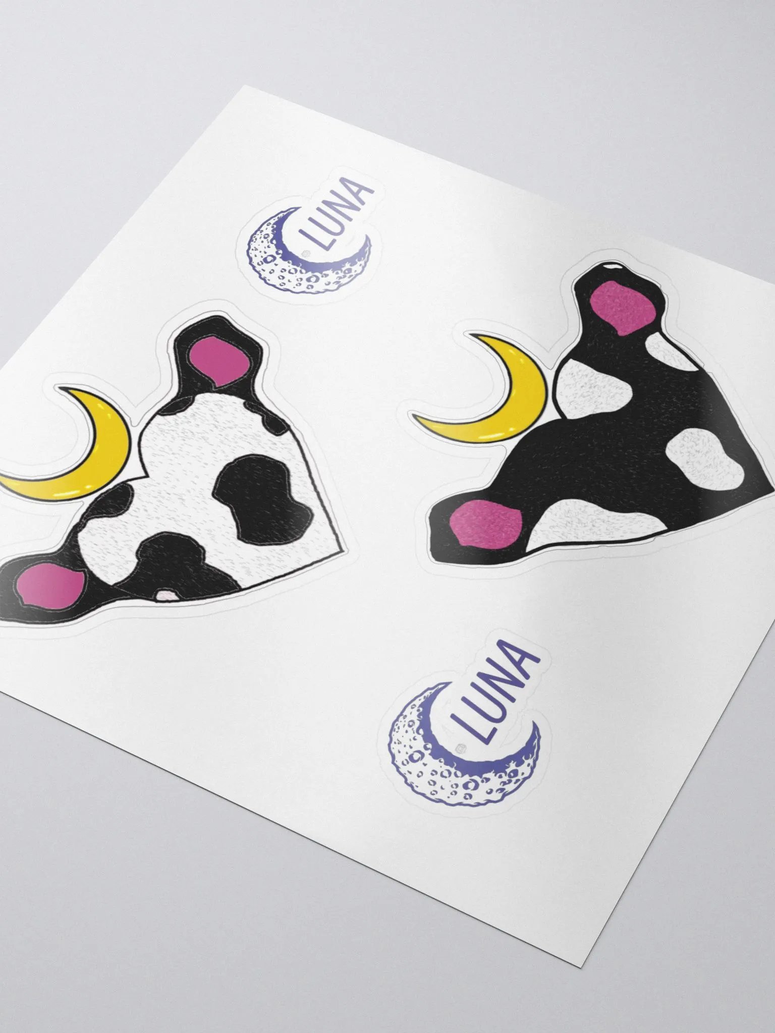 Black/White Cow Heart product image (3)