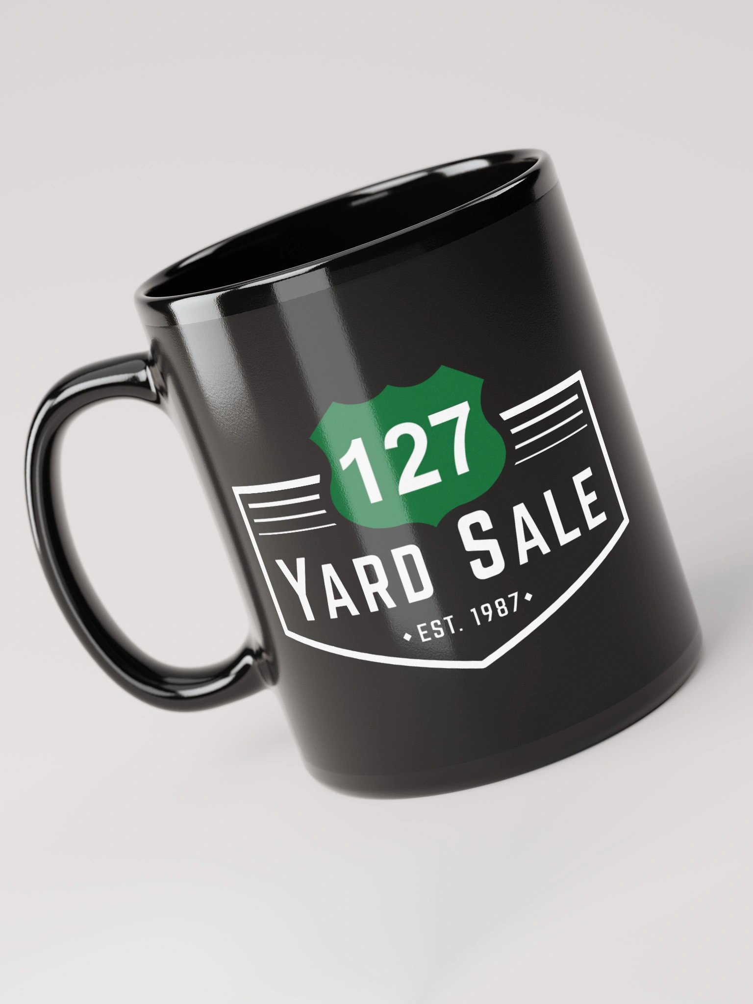 127 Yard Sale (2025) Vintage - Black Glossy Mug product image (3)