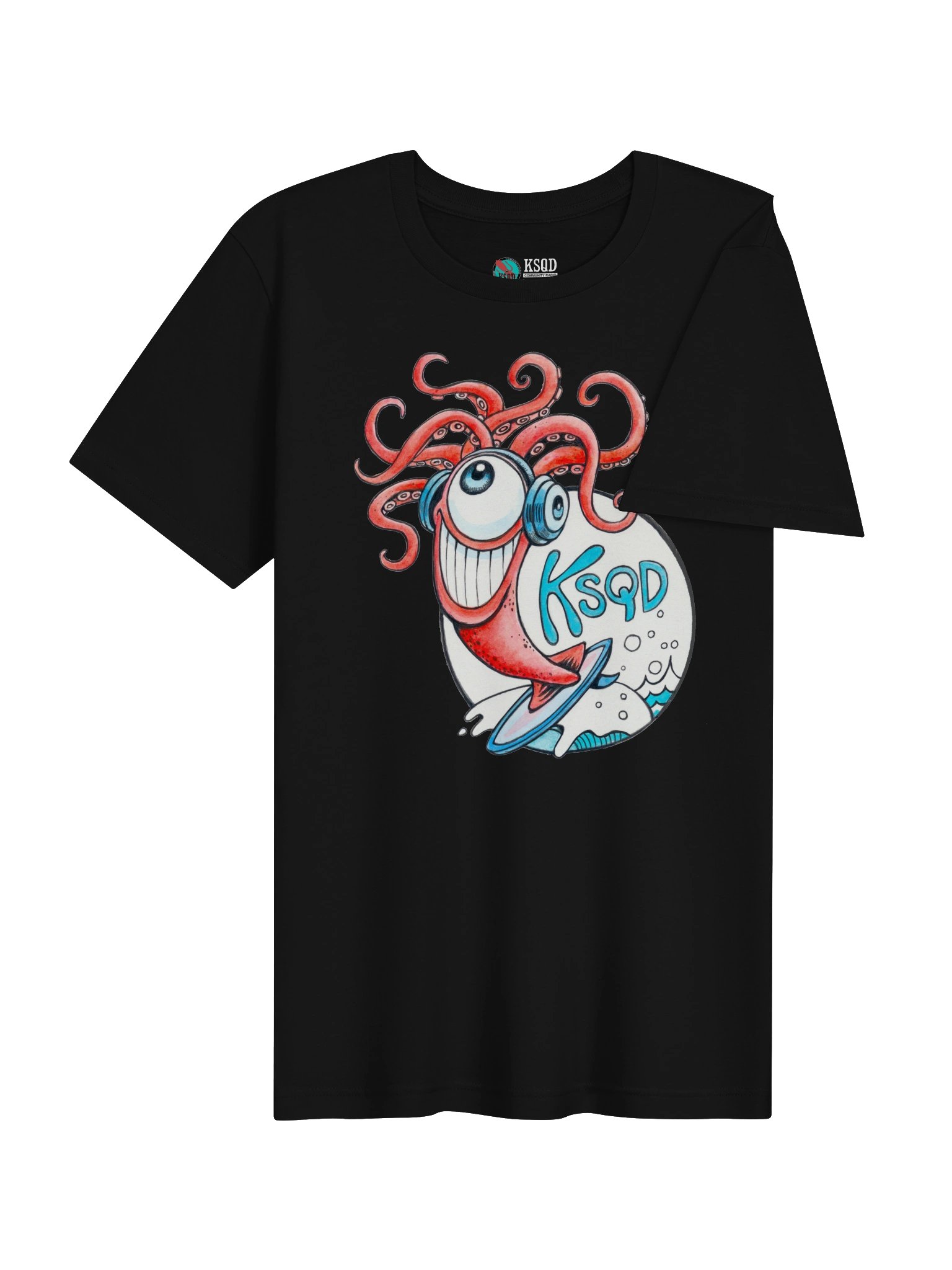 KSQD 2026 Winning Design – Squid & Ocean Dark Edition T-Shirt product image (12)