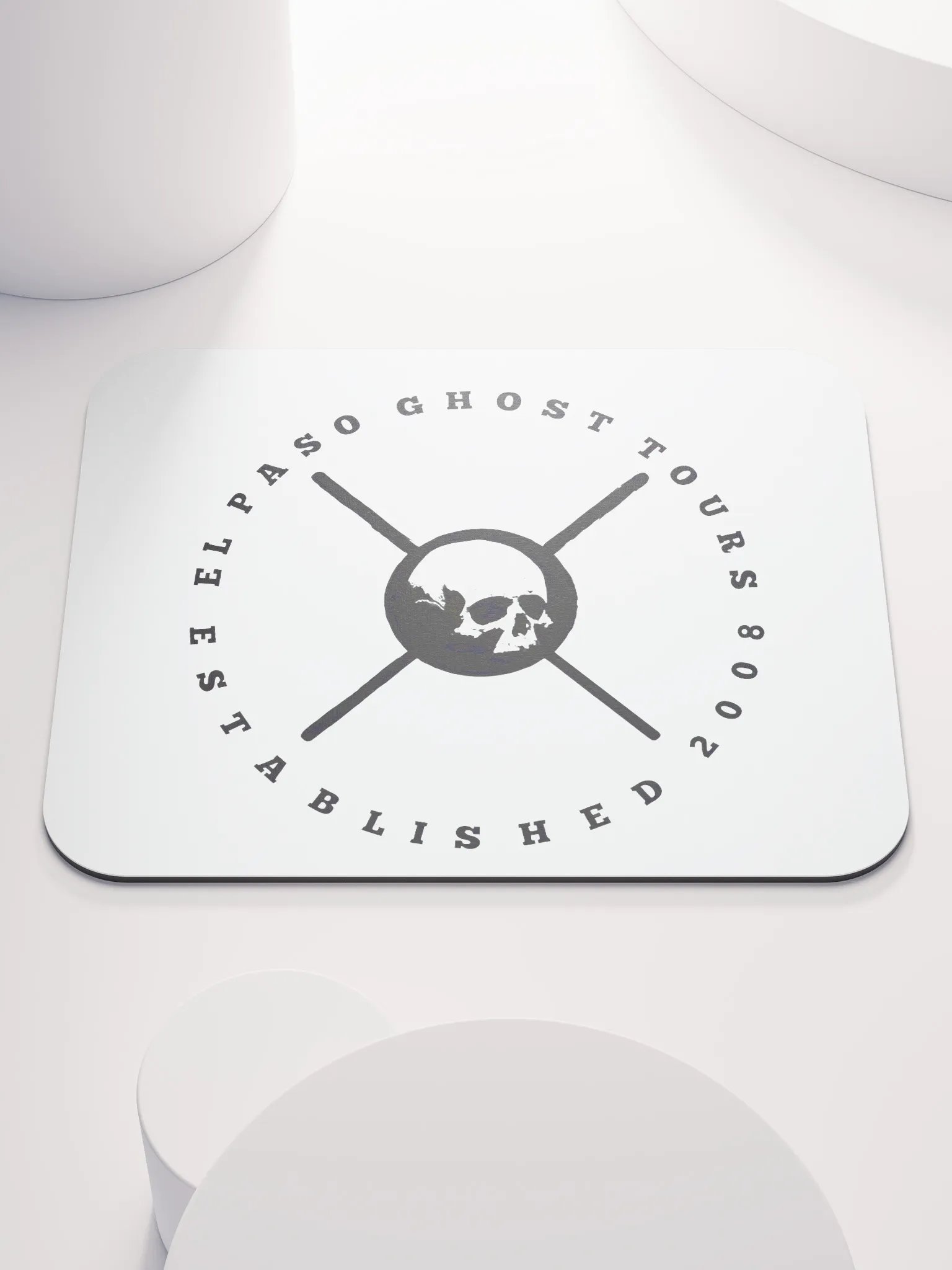 Established 2008 Skull Logo Mouse Pad product image (1)