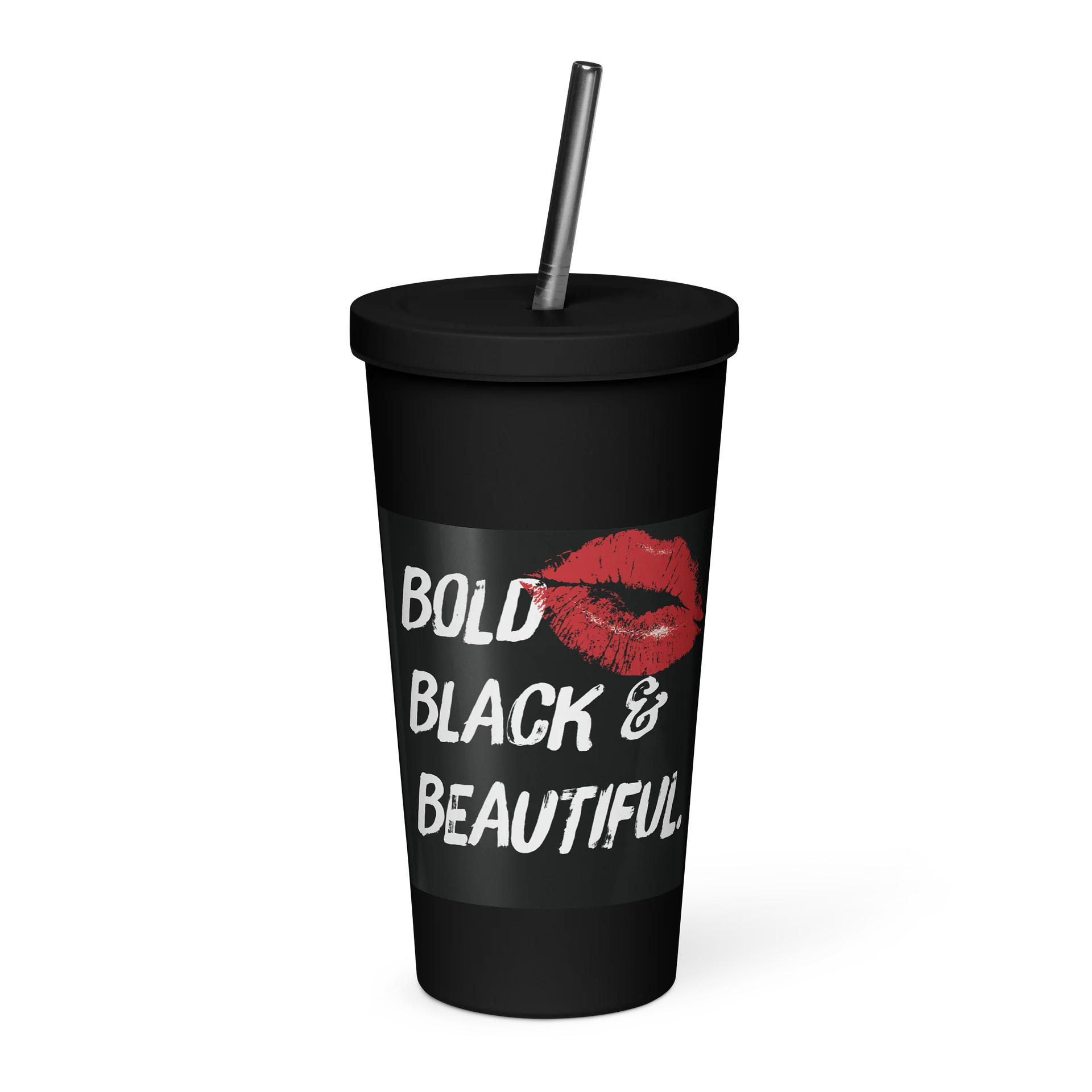 Bold Black Beautiful Signature Tumbler product image (1)
