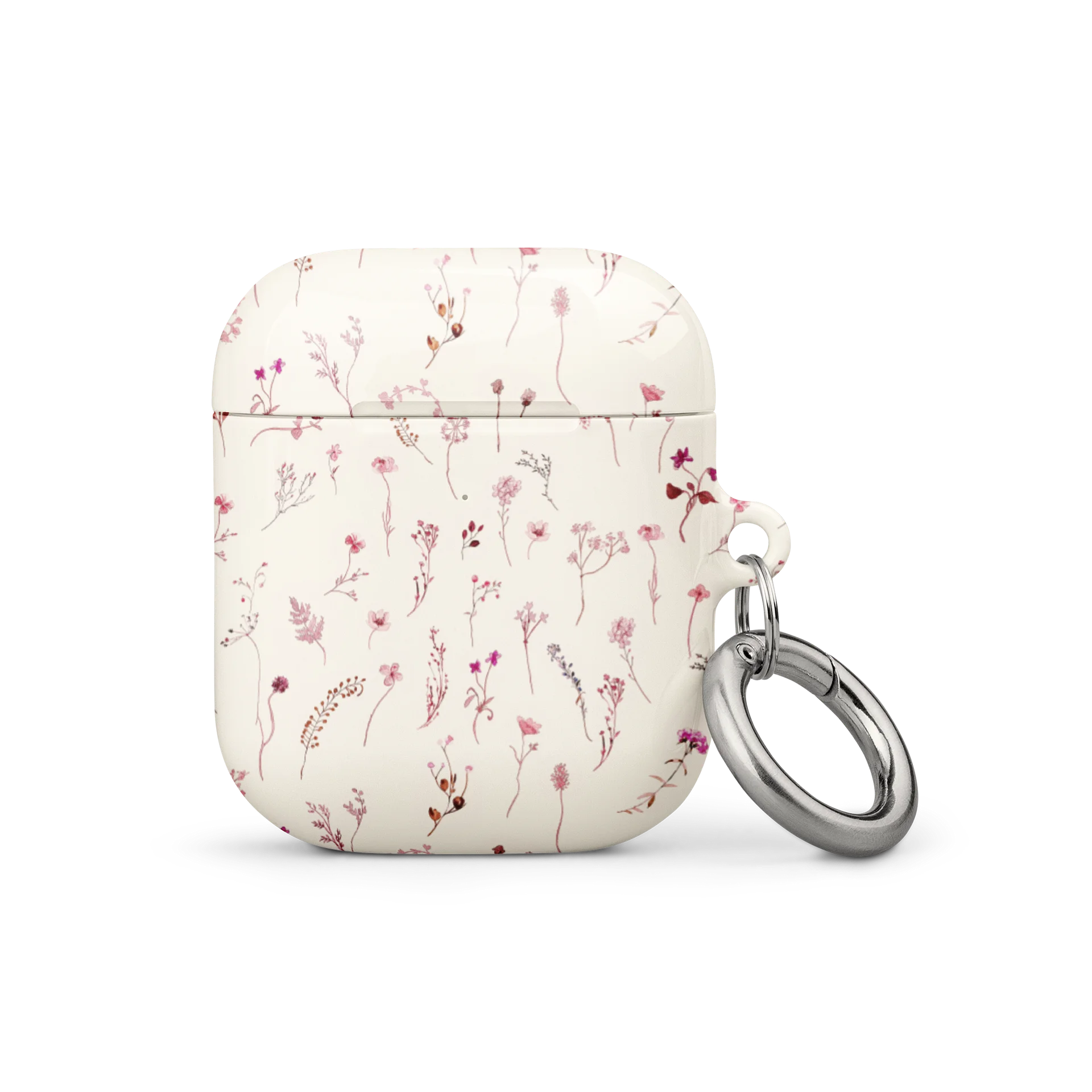 Pink Wildflowers Floral AirPods Case product image (1)