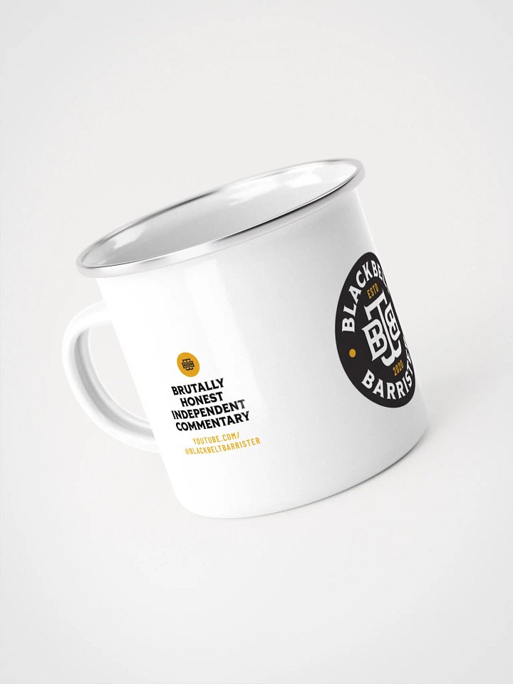 BBB White Enamel 12oz Mug product image (1)